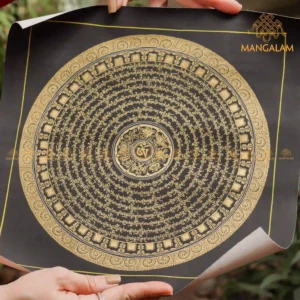 Tranh Mandala Chủng Tự OM