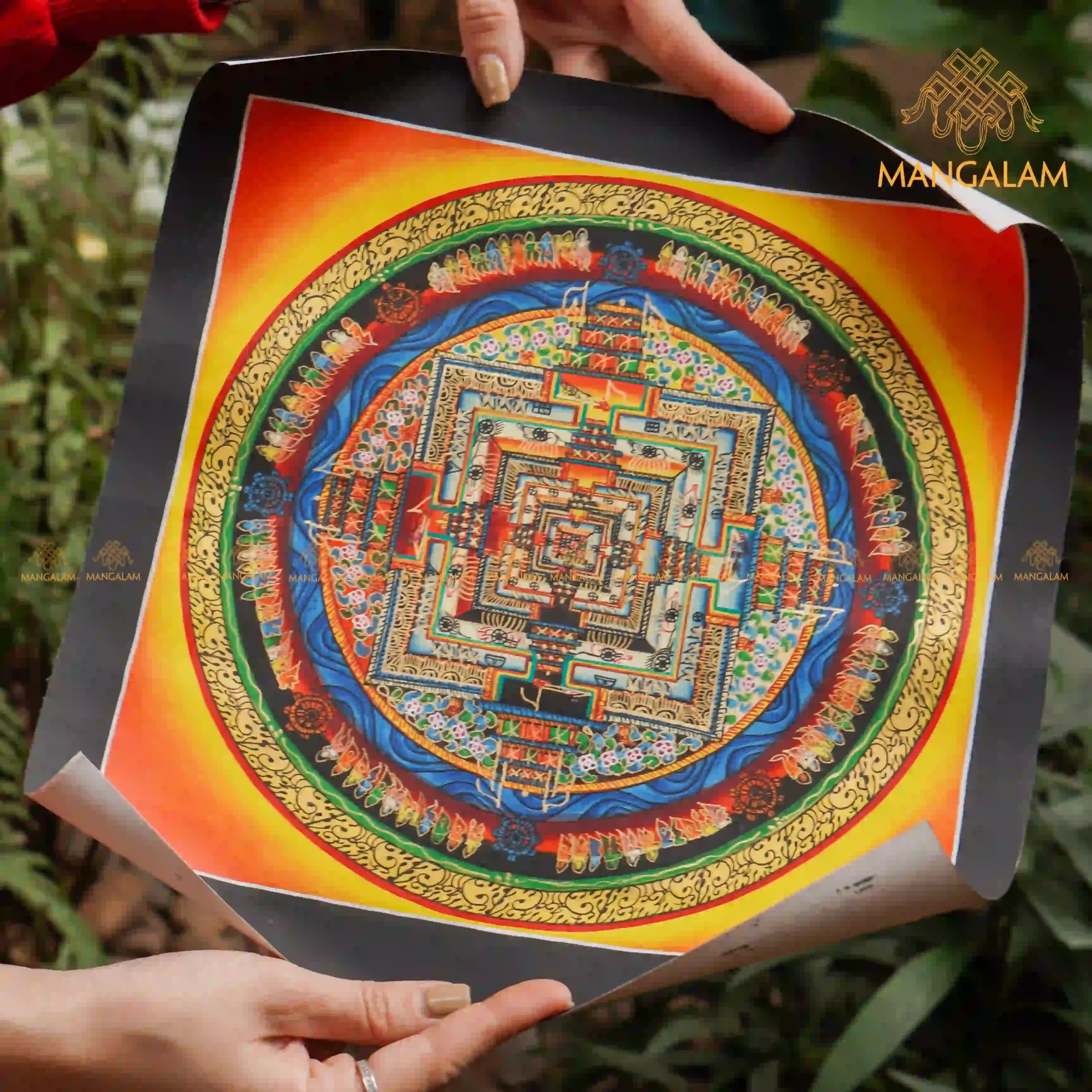 Tranh Mandala Kalachakra