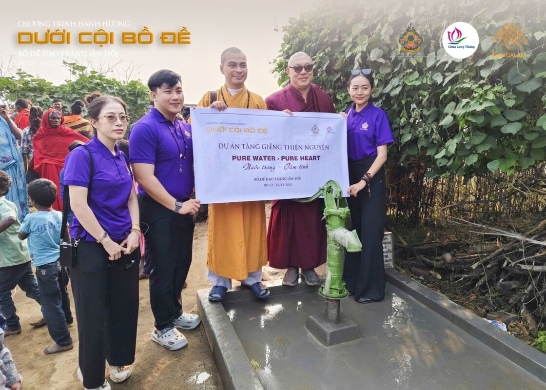 Hoạt động thiện nguyện trong hành hương đất Phật Mangalam